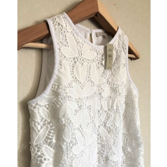 NWT Loft Lace Shell Top - Picture 9 of 9
